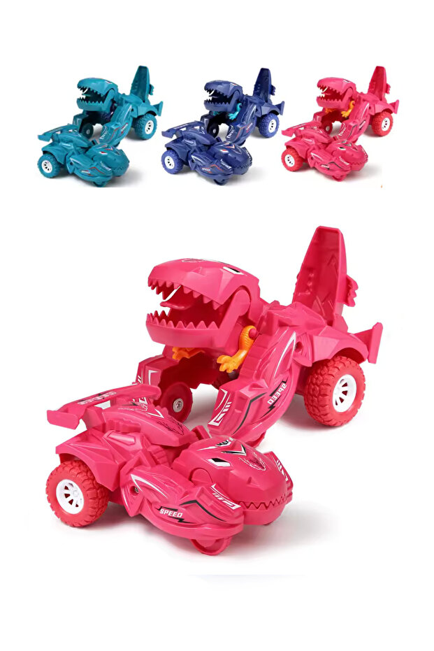 Dinazora Dönüşen Robot Araba - ( 1 Adet ) - 5