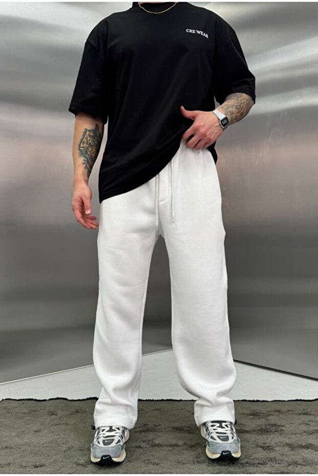 Basic Adjustable Leg Track Pants - 1