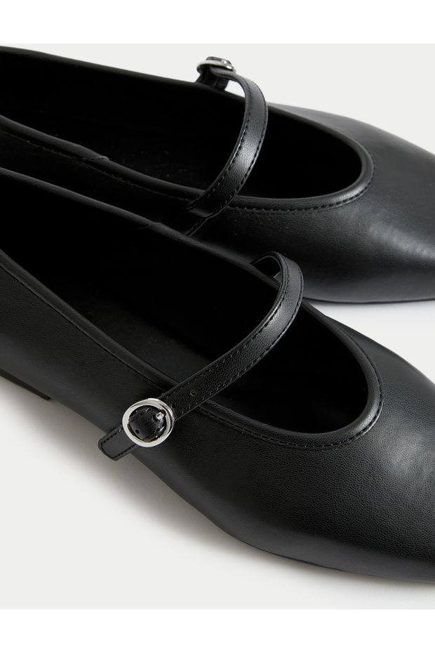 Deri Siyah Babet - 3