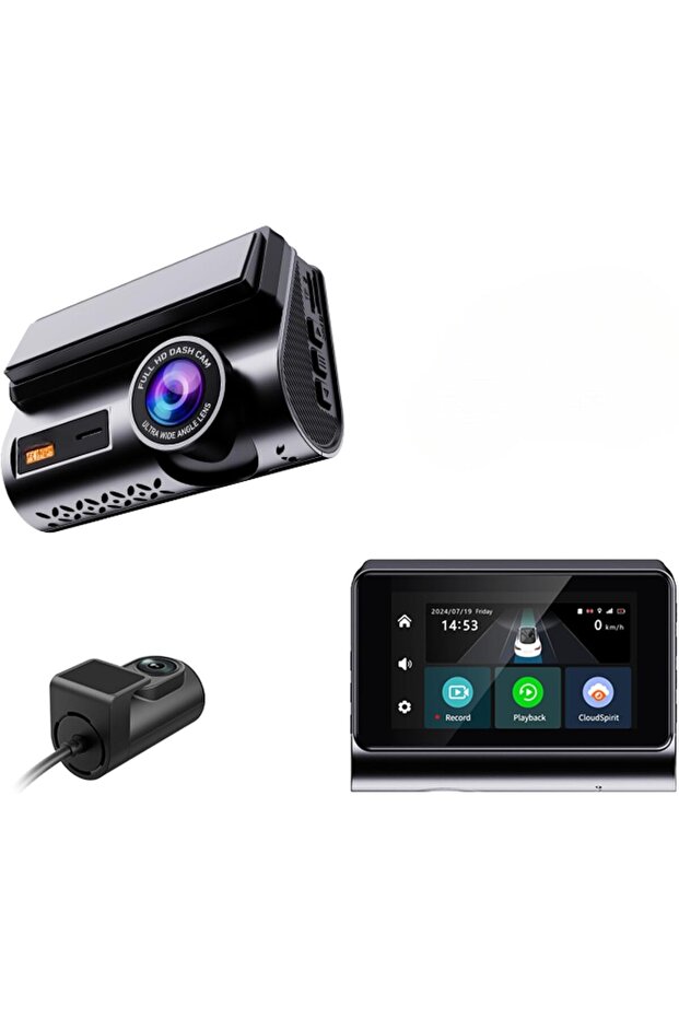 2K 4G Dashcam with Dual Lens Recording
