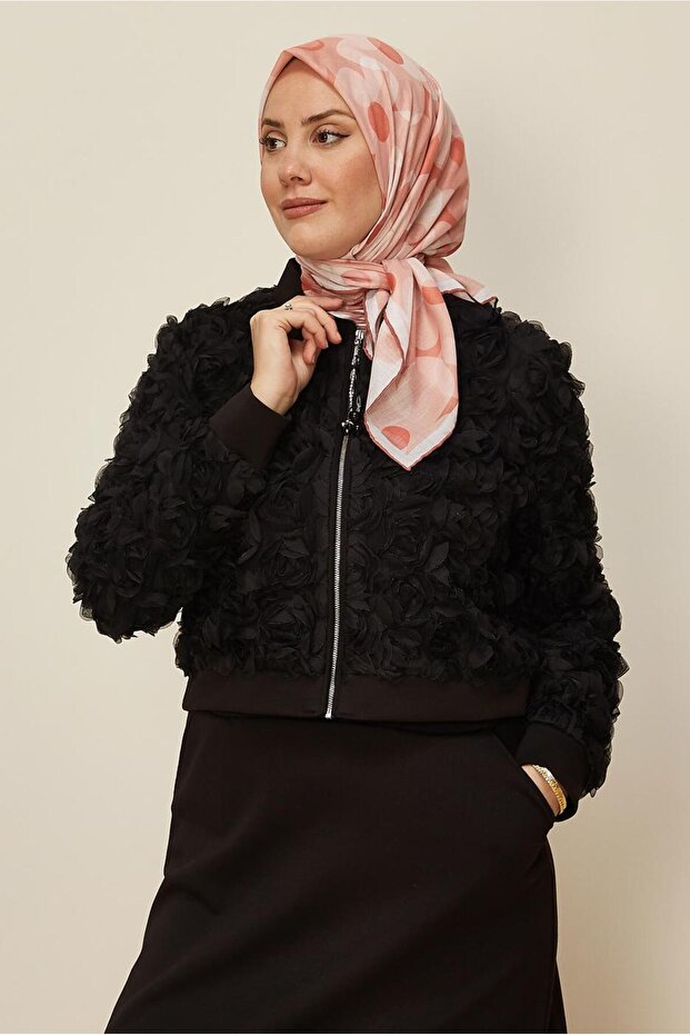 وشاح بنقشة الزهور 8563 - 1