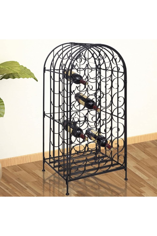 Wine Rack for 35 Bottles Metal