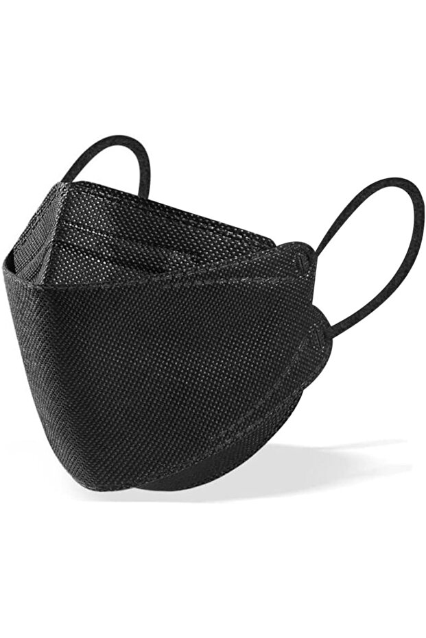 YU WELL 50Pcs Disposable Face Mask Filter Face Mask - Individually Packaged (Black)