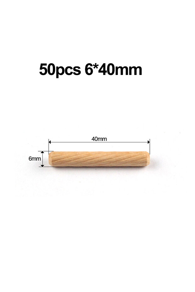 50pcs 6x40 Woodworking Three In One Wood Punching Positioning Set Cabinet Hardware Tools Punch Locat