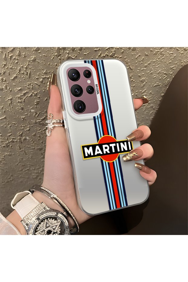 Samsung Galaxy S22 Ultra Compatible Car Patterned Silicone Edge Hard Back Anti Fall Phone Case