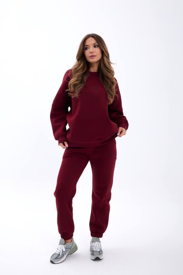 💛 Self Love Club 3 İplik Ş Fleece-Lined O Oversized Tracksuit Set