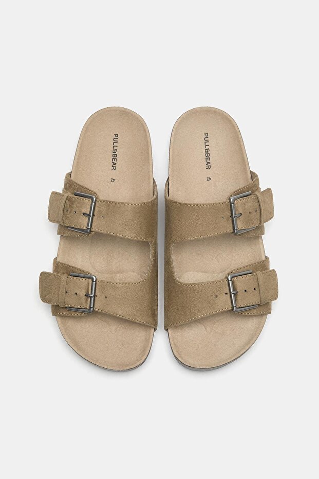 Tokalı bantlı sandalet - 1