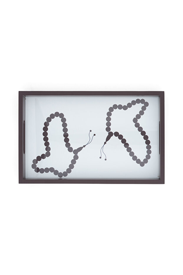 Brown Beads Serving Tray - 2