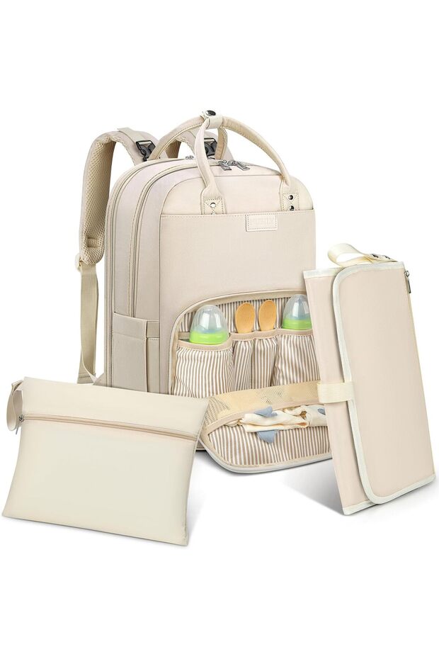 Baby Changing Bag Backpack with Changing Mat
