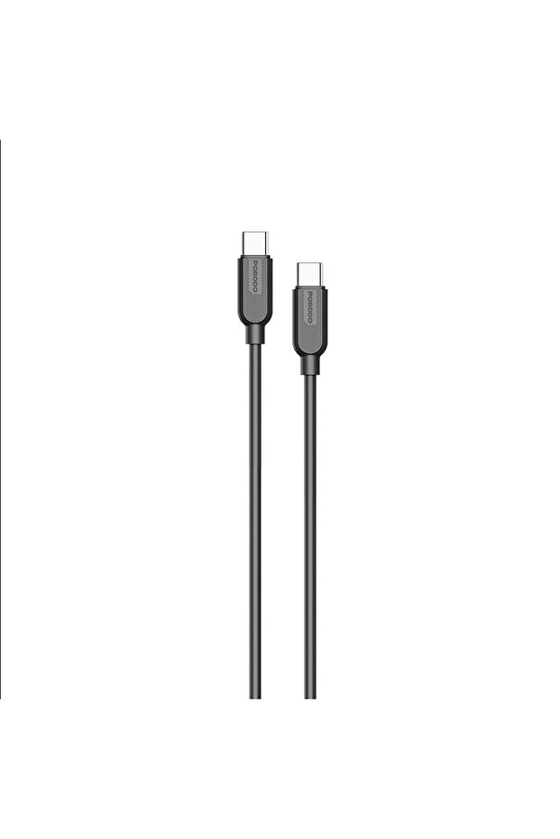 Silicone USB-C to USB-C Cable with Data Transfer
