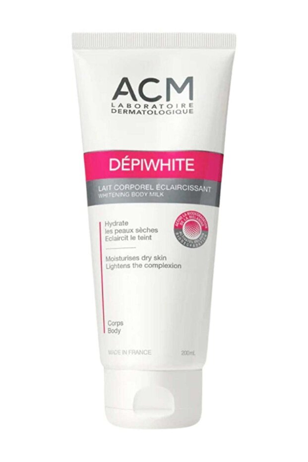 ACM Depiwhite Body Milk 200ml – Brightening & Moisturizing Lotion for Dark Spots, Uneven Skin Tone