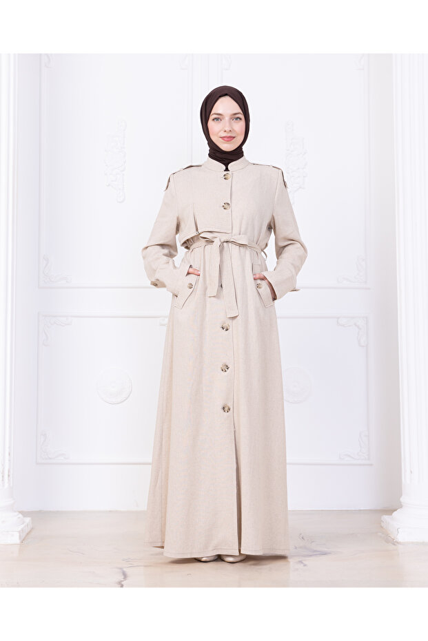 Keten Apoletli Pardesü - 1