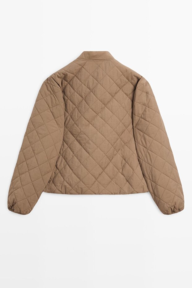 Short down bomber jacket - 8