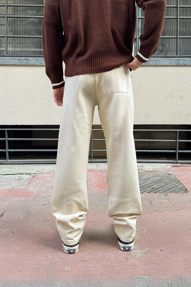 Basic Regular Gabardin Pantolon Bej - 2