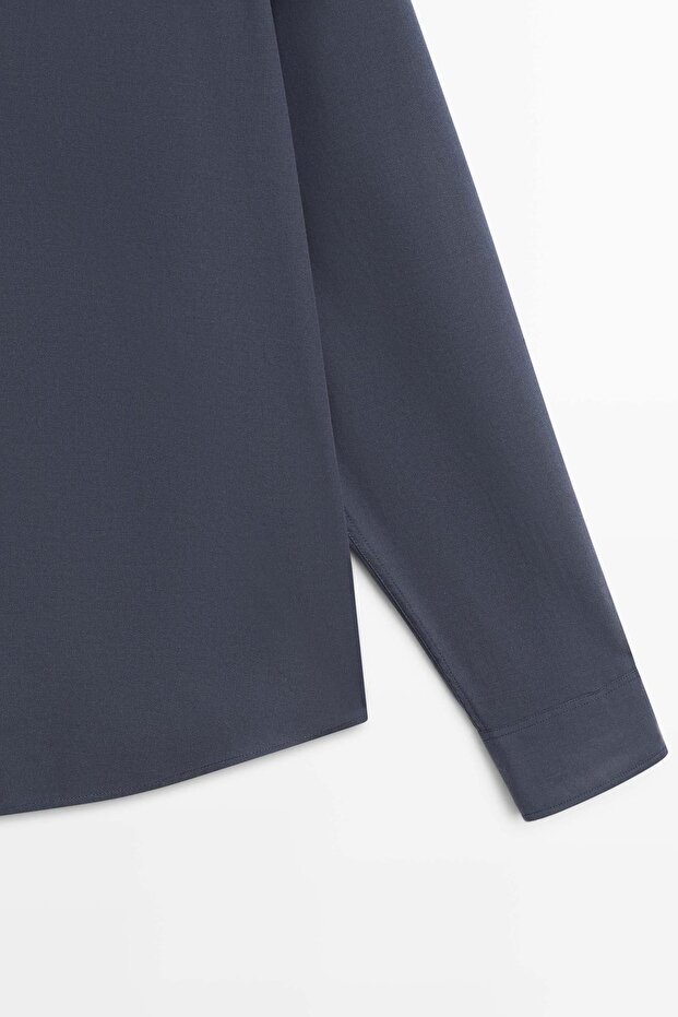 Pamuklu regular fit gömlek - 7