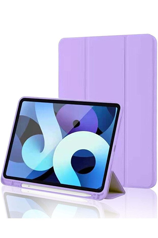 iPad 10th Generation Case 2022 with Pencil Holder - Soft TPU Back Protective Smart Trifold