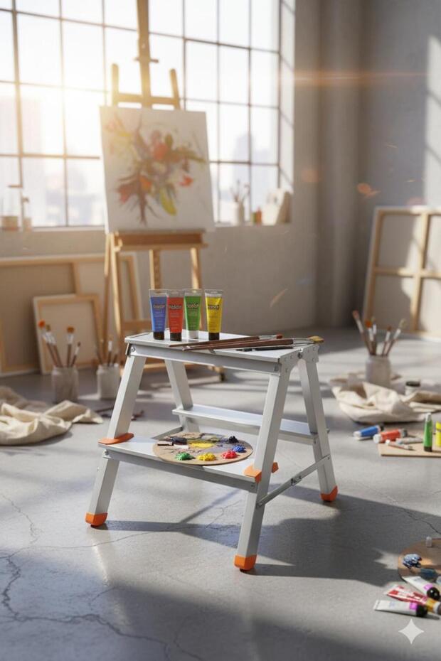 3 Basamaklı Merdiven 63 cm - 1