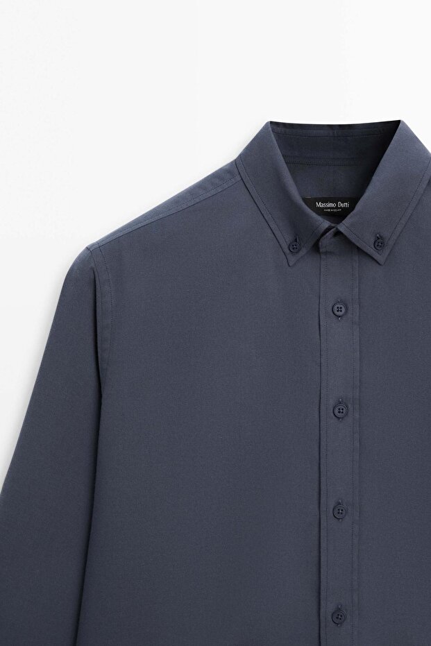 Pamuklu regular fit gömlek - 6