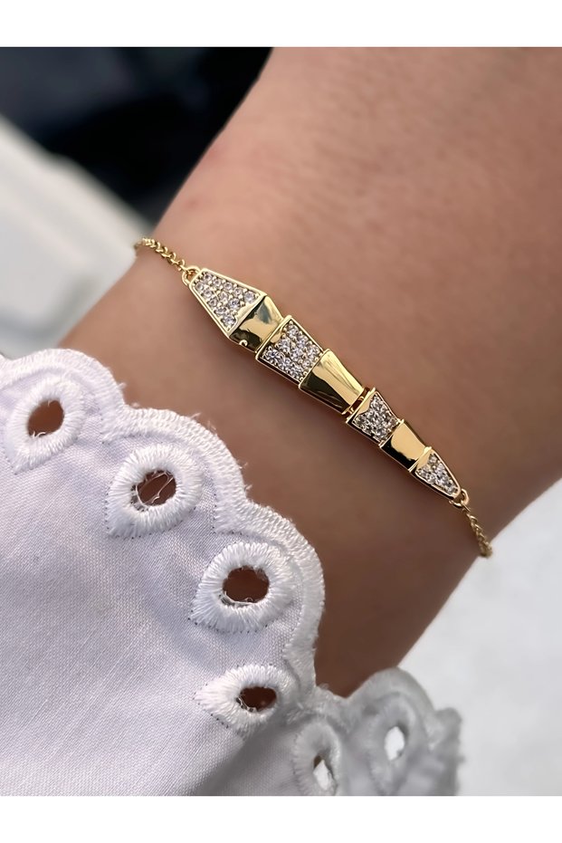 Yellow Steel Chain Women's Bracelet Frjw10004A-B 2 Year Warranty Gift Boxed