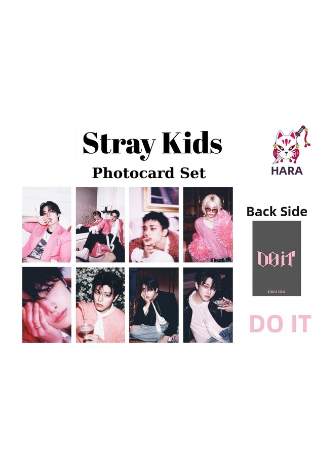 Stray Kids Do It Album Do Ver Photocard Set (8 Pcs) Fanmade