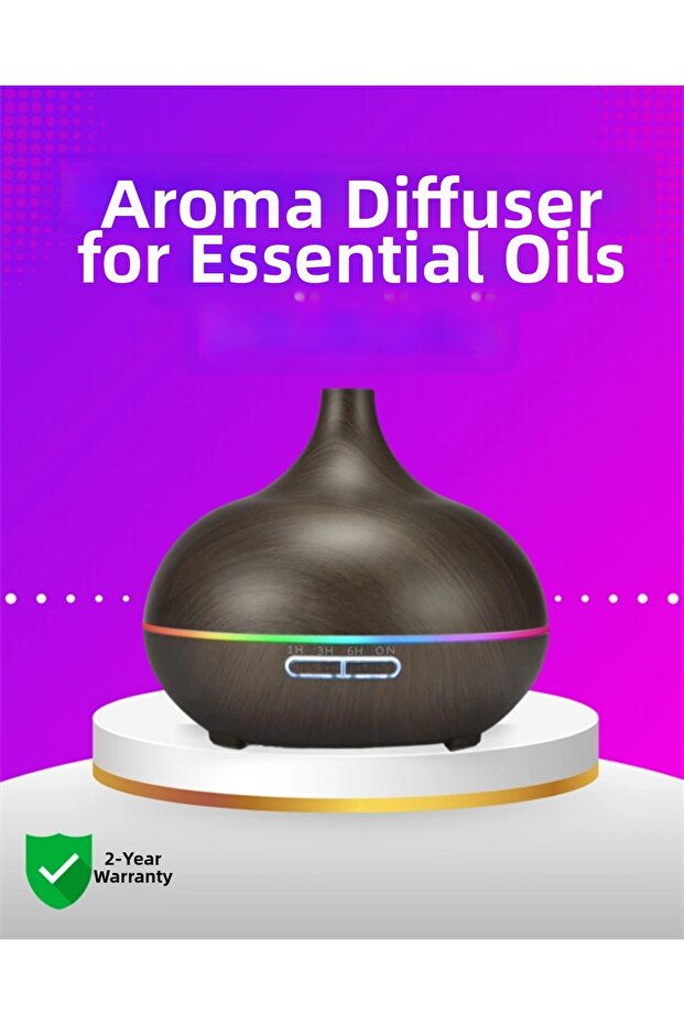 موزع مرطب للعلاج العطري مع مؤقت وإيقاف تلقائي - 1