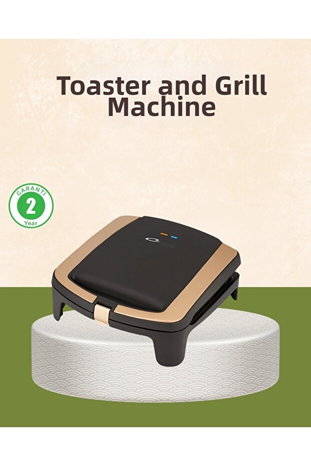 محمصة خبز مع تحكم في الحرارة بسعة 4 شرائح - 1