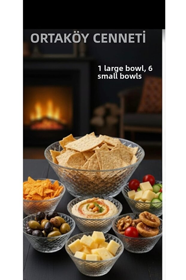 7-Piece Glass Compote Dessert Presentation Set 1 D Bolkase2400 Cc6 Ad Small Kse150 Cc New Concept