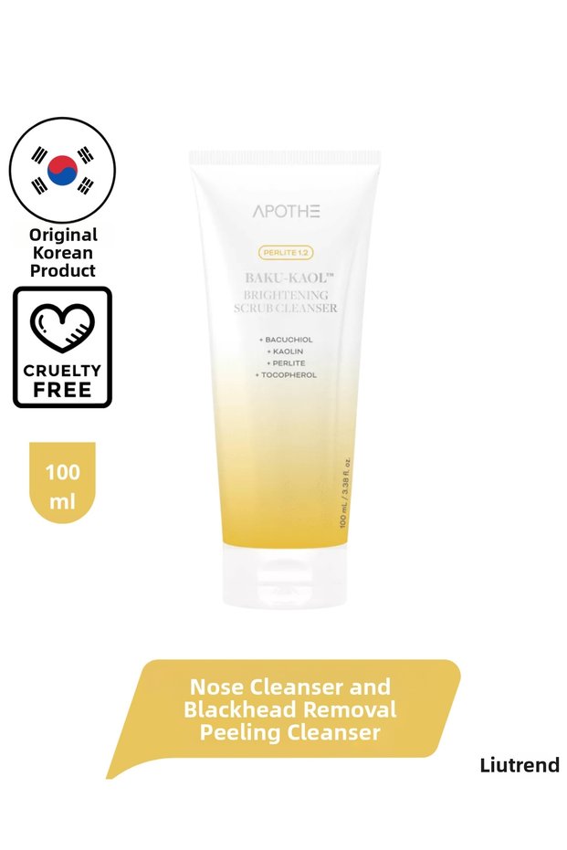 Baku-Kaol ™ Brightening Scrub Cleanser 100 ml Foam That Helps Purify the Appearance of Pores
