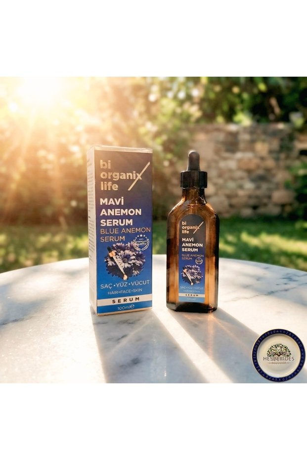 Blue Anemone Oil Serum 100 ml - Brightening and Moisturizing Skin, Face & Hair Care Oil
