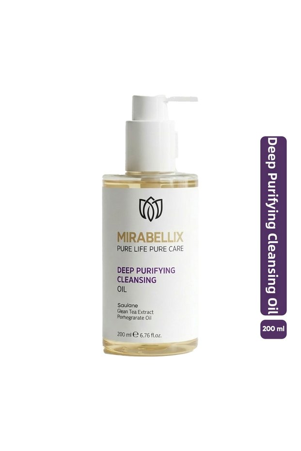 Oil-Based Cleanser with Squalene and Herbal Oil - Cleansing Oil for Face and Body 200 ml