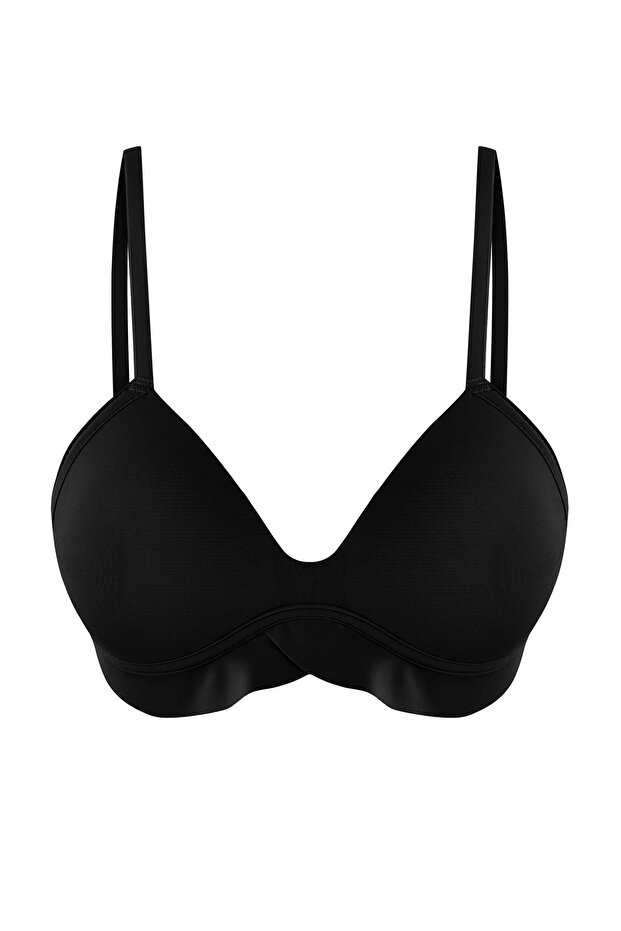Teen Siyah-Çok Renkli 2'li Kaplı T-Shirt Bra Örme Sütyen THMSS26SU00003 - 7