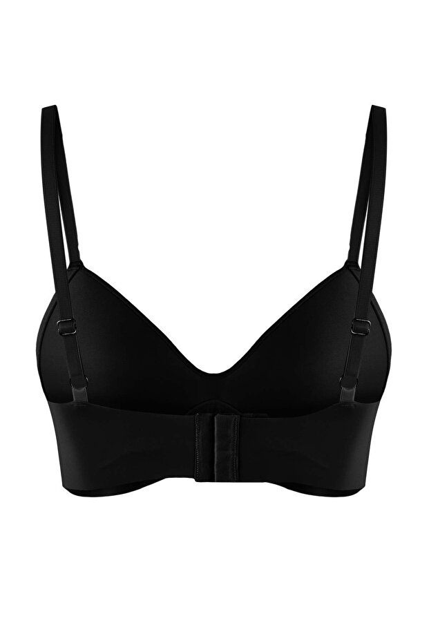 Teen Siyah-Çok Renkli 2'li Kaplı T-Shirt Bra Örme Sütyen THMSS26SU00003 - 8