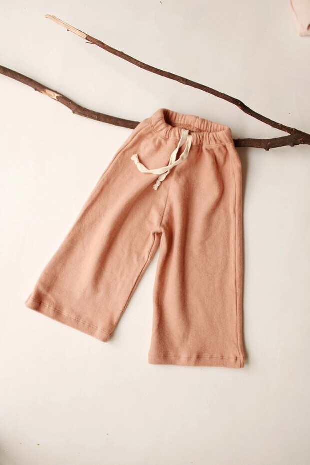 Taba Polarlı Pantolon - 4