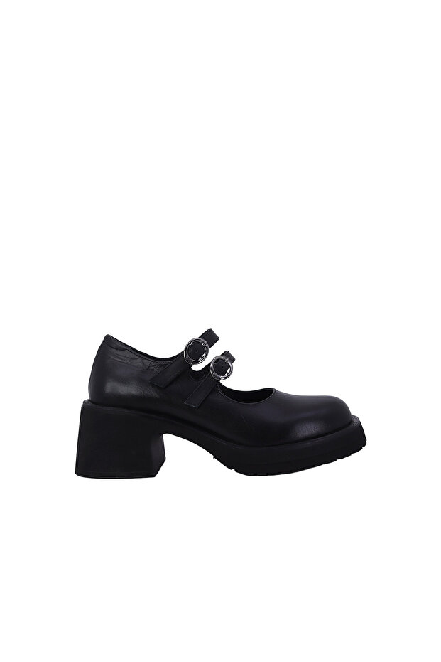 2610976D Genuine Leather Women's Heeled Shoes