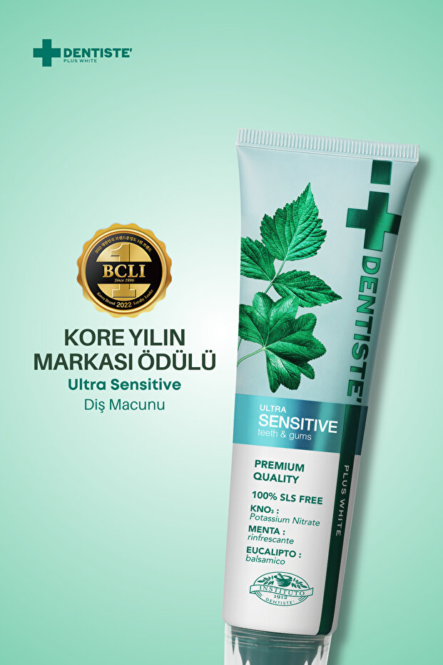 Dentıste Sensitive Hassas Dişler Için Ağız Kokusu Önleyici Diş Macunu 100 ml 2 Adet - 3