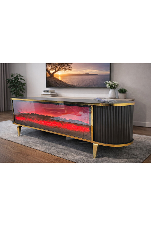 Tv ünitesi şömineli - 1