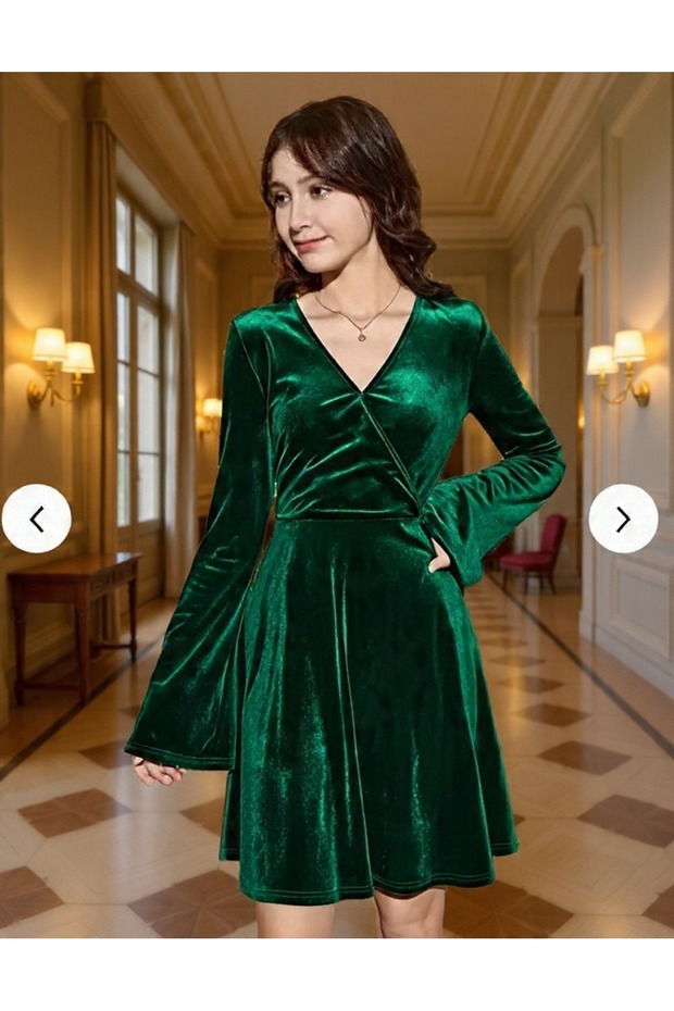 Rochie de catifea - 1