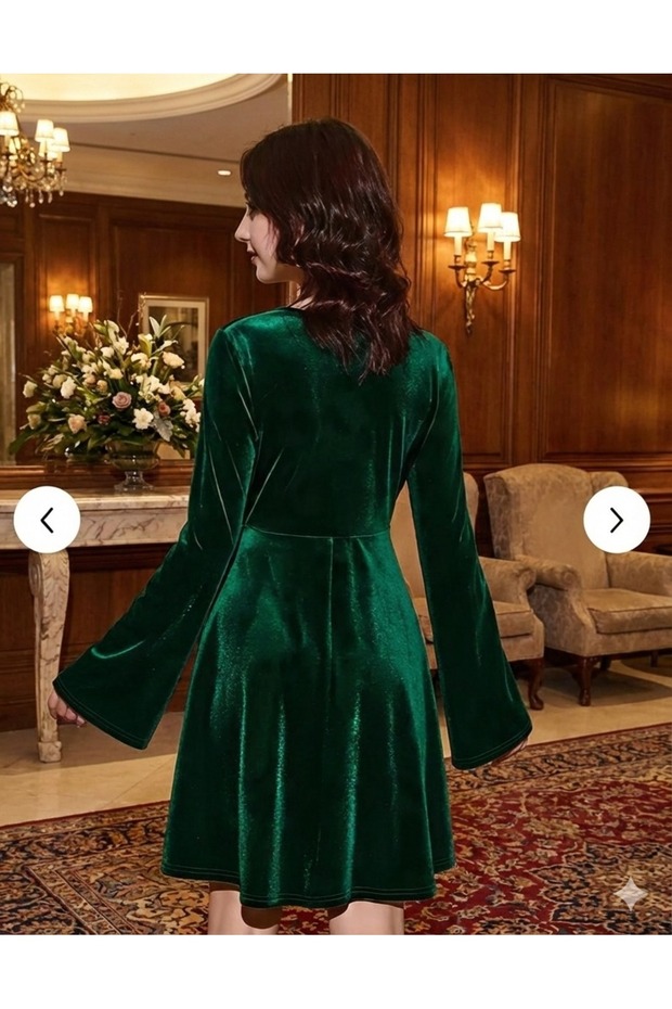 Rochie de catifea - 4