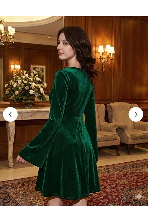 Rochie de catifea - 5