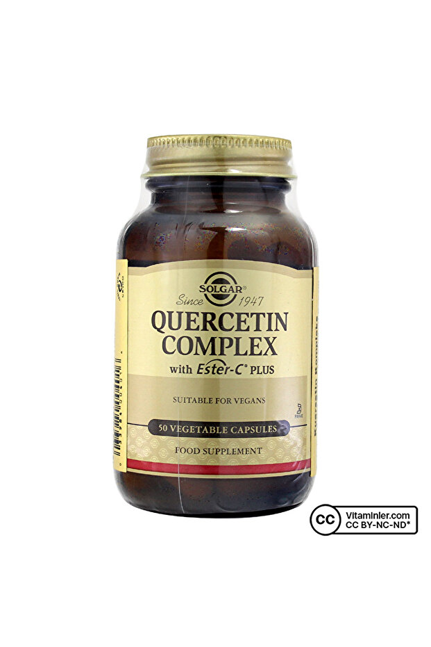Quercetin Complex with Ester C Plus 50 Kapsül - 1