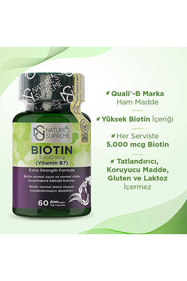Biotin 5000 Mcg 60 Kapsül - 2