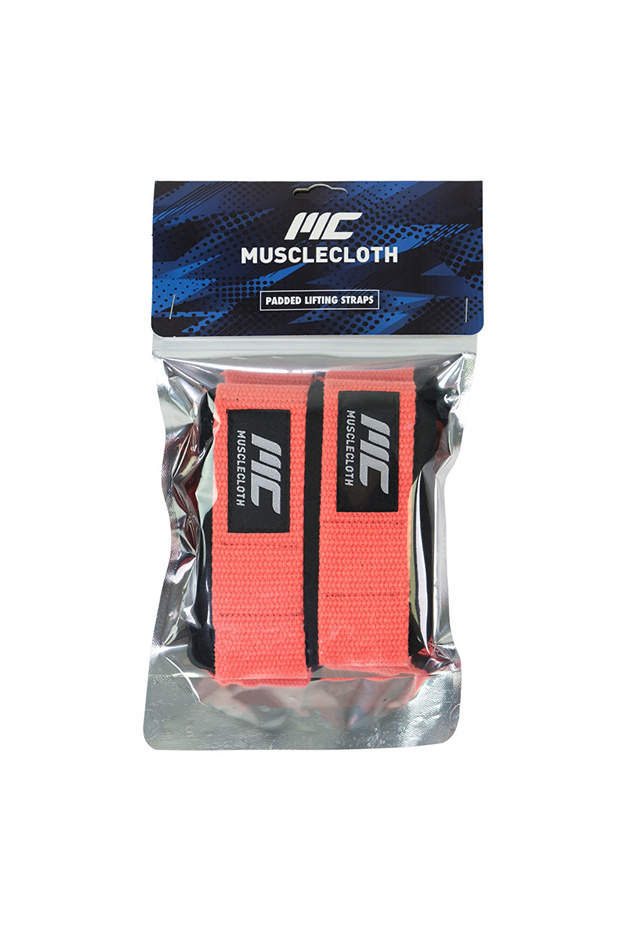 Padded Lifting Straps Pembe - 4