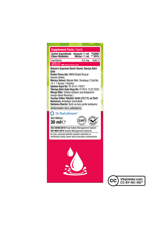 Iron Damla 30 mL - 4