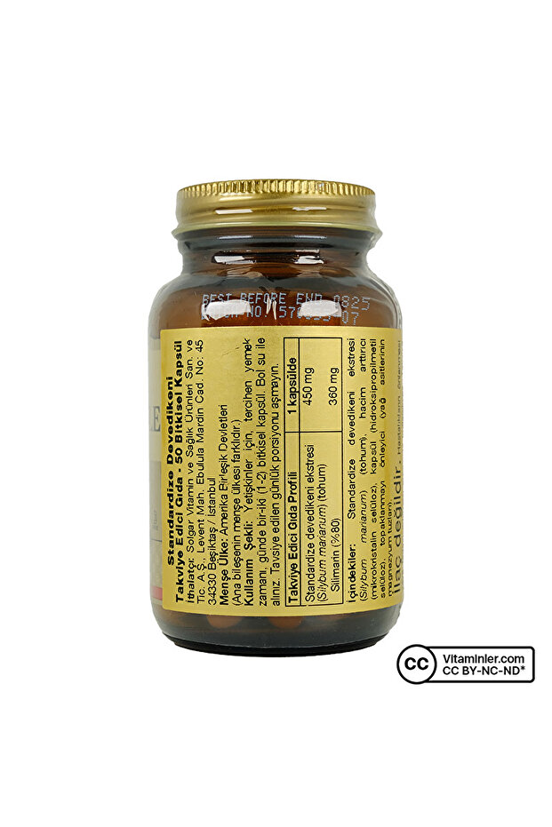 Milk Thistle 100 mg 50 Kapsül - 2