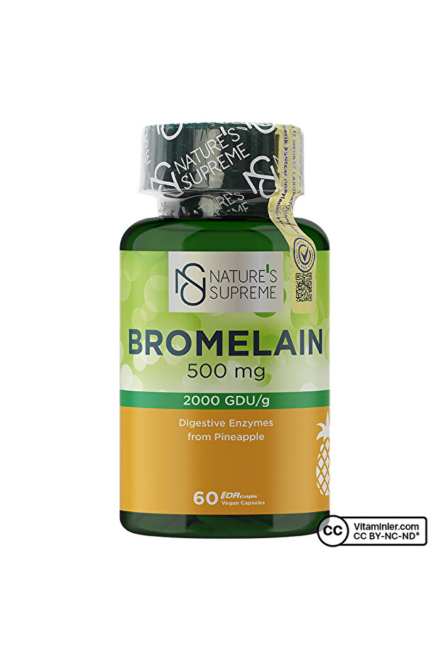 Bromelain 60 Kapsül - 1