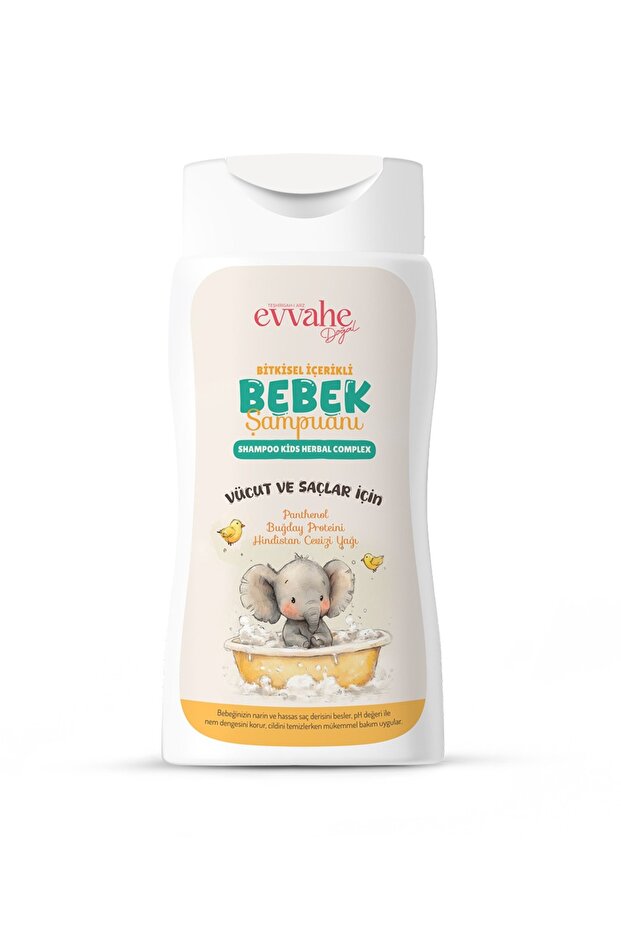 BİTKİSEL İÇERİKLİ BEBEK ŞAMPUANI (190 ml) - 3