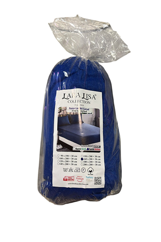 ملاءة سرير مزدوجة من القطن الممشط المرن - 2