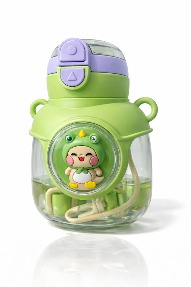 Children's Water Bottle, Water Bottle with String 750 ml