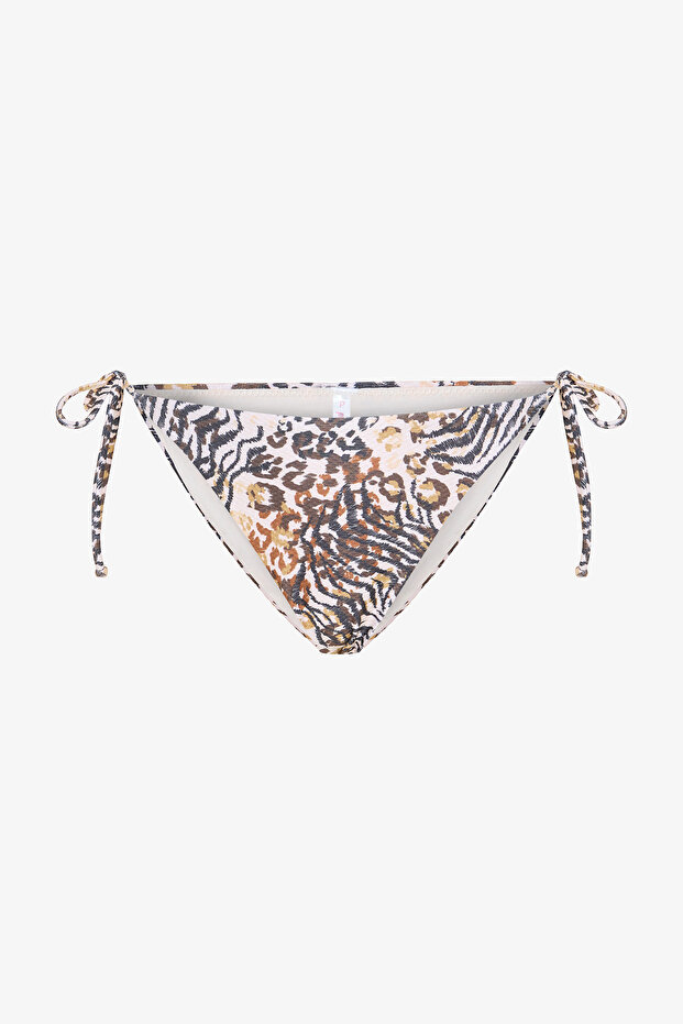 Leopard Patterned Brissa Bikini Bottom - 3