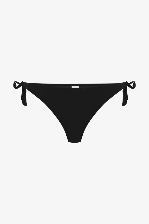 Siyah String Düşük Bel Bikini Altı - 5